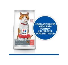 Hill's Science Plan Somonlu Kısırlaştırılmış Yetişkin Kedi Maması 10 KG