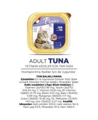 Plaisir Tuna Etli Pate Yetişkin Yaş Kedi Maması 100 Gr