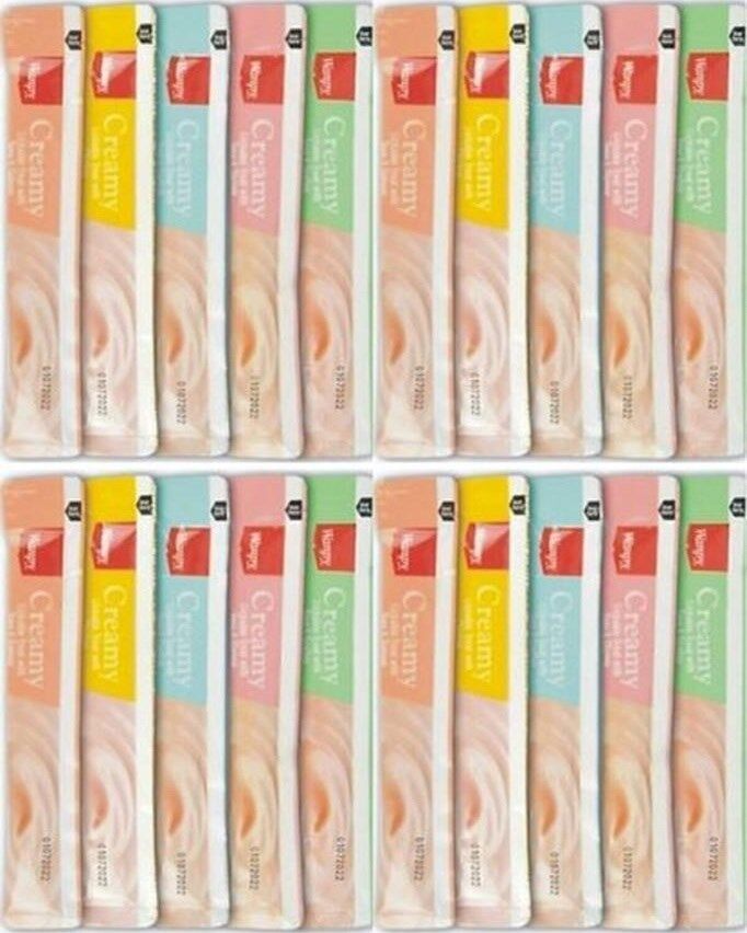 Wanpy Creamy Cat Treat Karışık Krema Sıvı Kedi Ödül Maması 14 Gr x 50 Adet