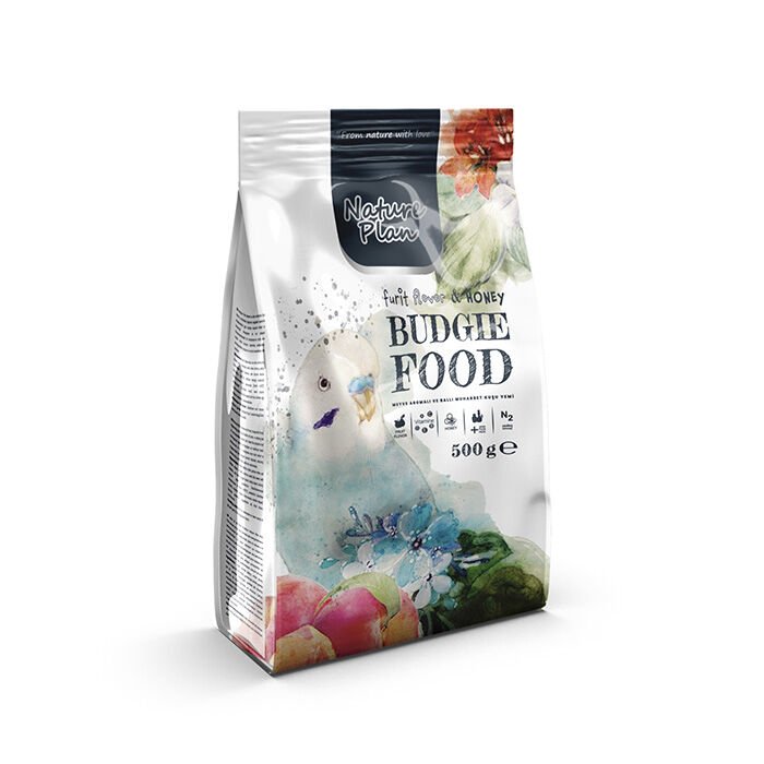 Nature Plan Meyveli Ballı Muhabbet Kuşu Yemi 500 Gr
