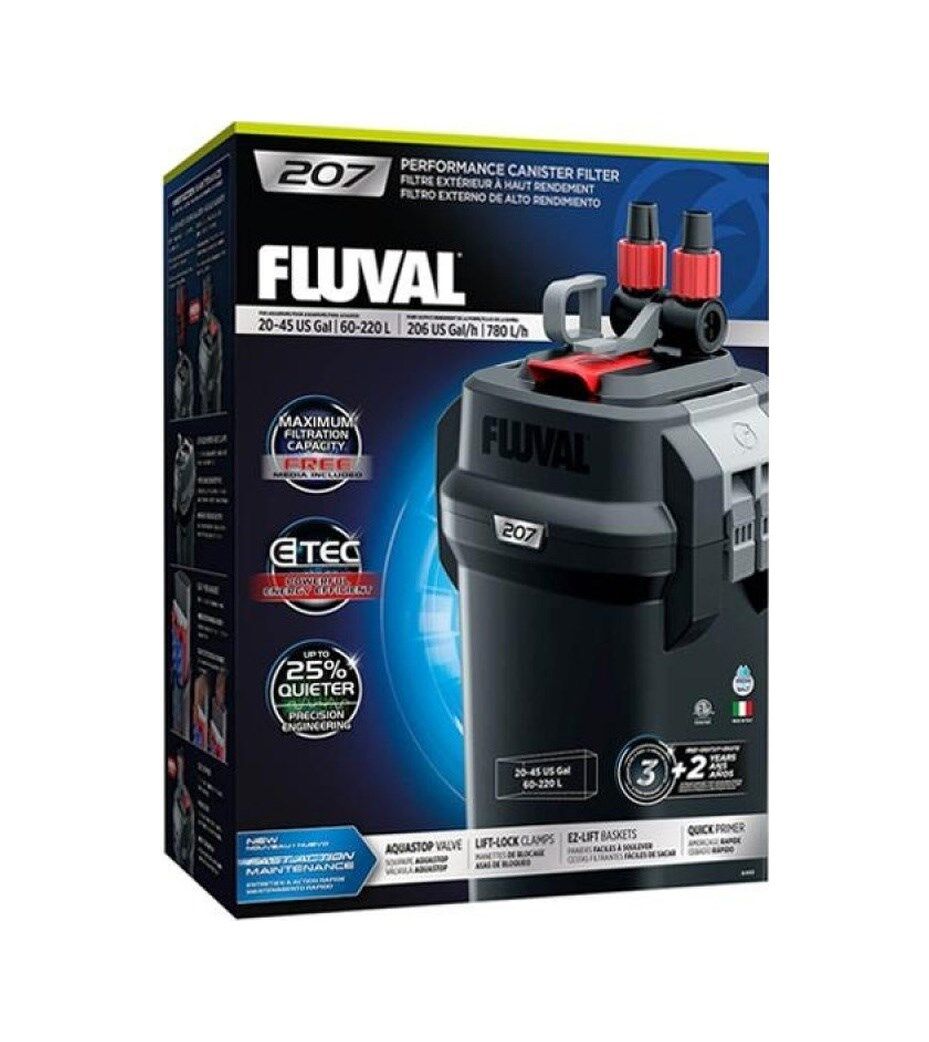 Fluval 207 Akvaryum Dış Filtre 780lt/H