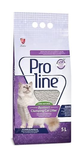 Proline Lavantalı Topaklaşan İnce Bentonit Kedi Kumu 10 Lt