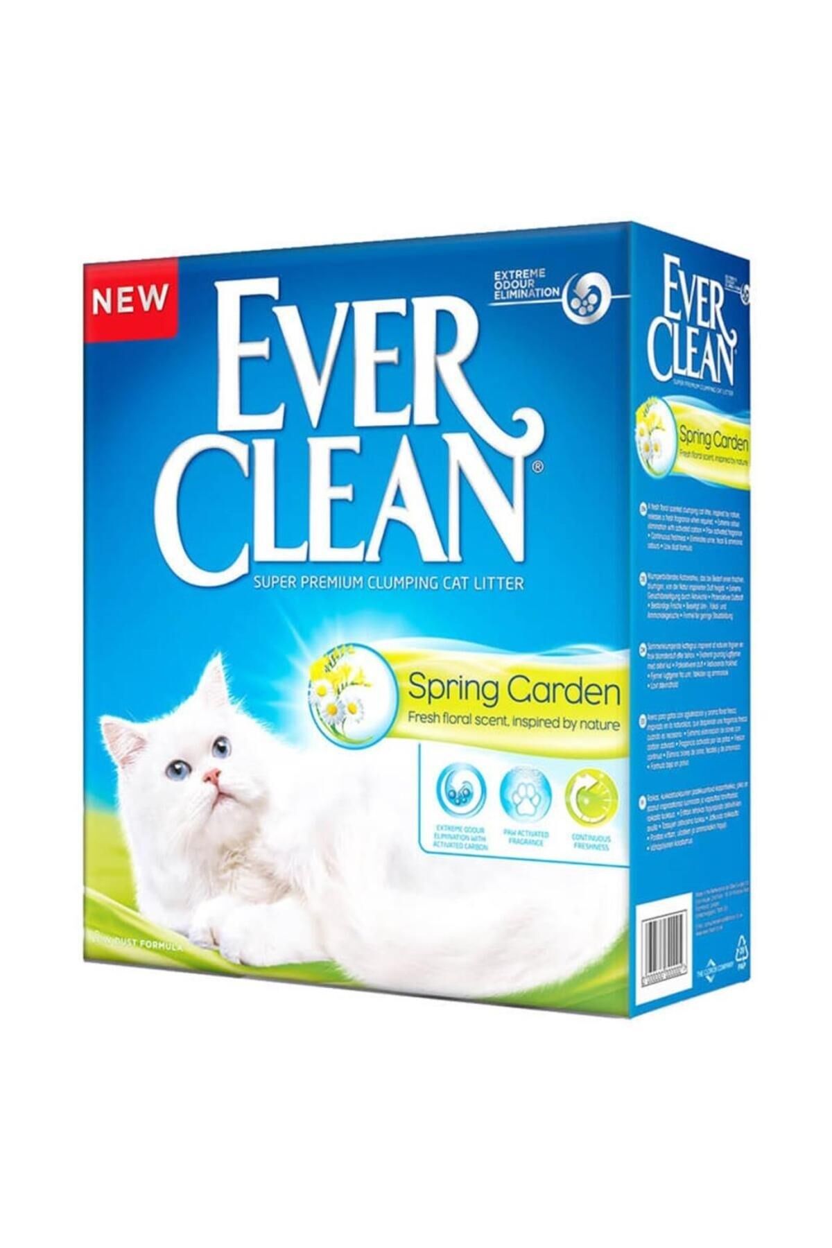Ever Clean Spring Garden Çiçek Kokulu Topaklaşan Kedi Kumu 10 Lt x 2 Adet