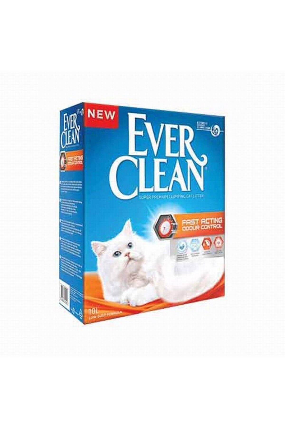 Ever Clean Fast Acting Kokulu Topaklanan Kedi Kumu 10 Lt x 2 Adet