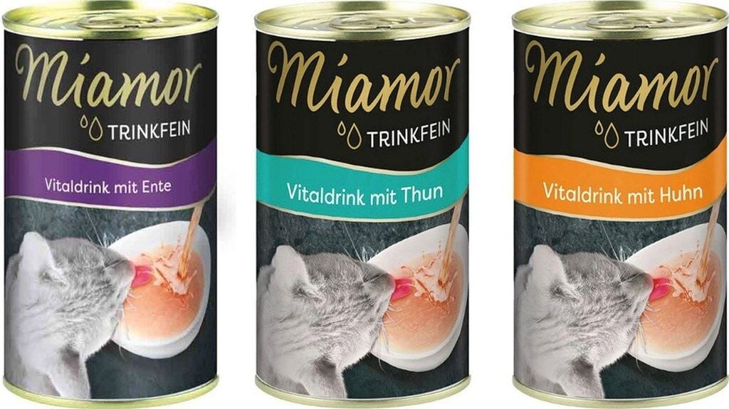 Miamor VD Tavuklu Ördekli ve Balıklı Karışık Konserve Kedi Çorbası 135 ML x 12 Adet