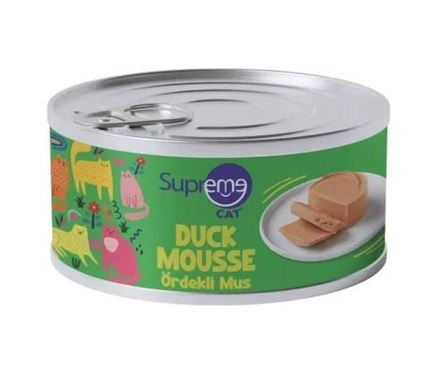 Supreme Cat Ördekli Mousse Konserve Kedi Maması 85 Gr