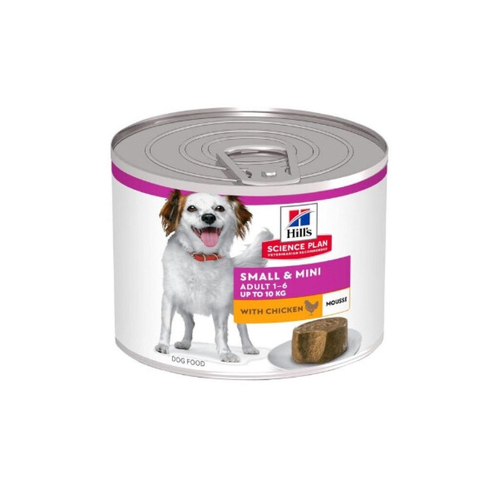 Hill's SCIENCE PLAN Mousse Tavuklu ve Hindili Küçük Irk Ezme Yetişkin Köpek Konservesi 200 Gr x 12 A