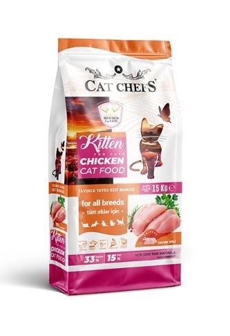 Cat Chefs Tavuklu Yavru Kedi Maması 15 Kg