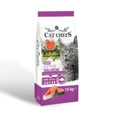 Cat Chefs Kısırlaştırılmış Somonlu Kedi Maması 15 Kg