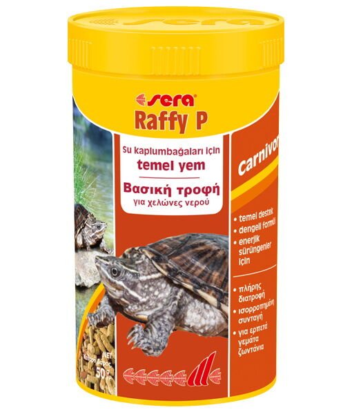 Sera Raffy P Kaplumbağ Yemi 250 Ml 50 Gr