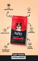 Reflex Plus Breed Kuzu Etli ve Pirinçli Büyük Irk Yetişkin Köpek Maması 18 KG