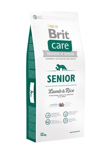 Brit Care Senior Kuzu Etli ve Pirinçli Yaşlı Köpek Maması 12 KG