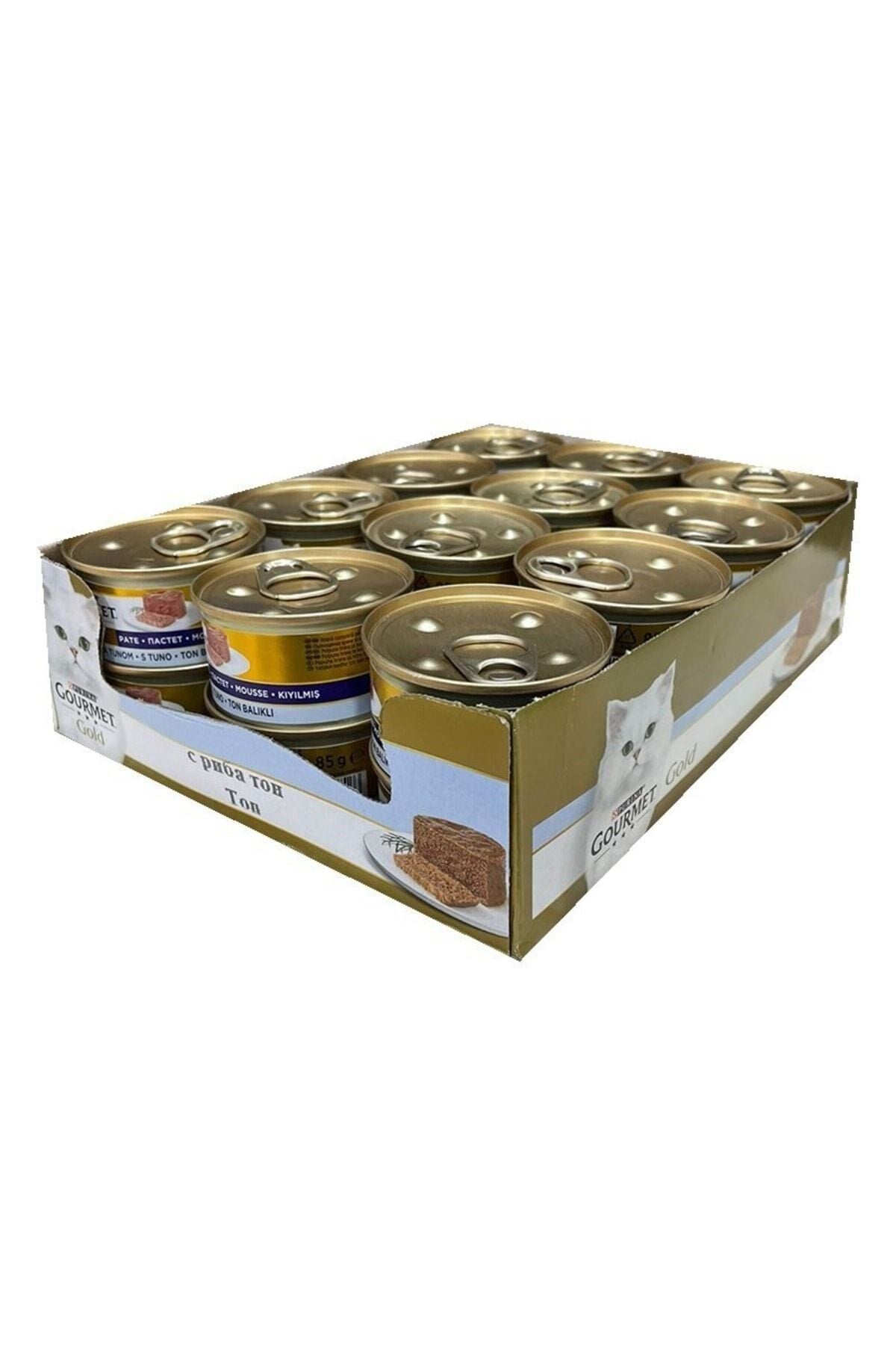 Gourmet Gold Kıyılmış Ton Balıklı Kedi Konservesi 85 Gr x 24 adet