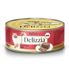 Reflex Plus Delizzia Dana Etli Ezme Yetişkin Kedi Konservesi 85 Gr