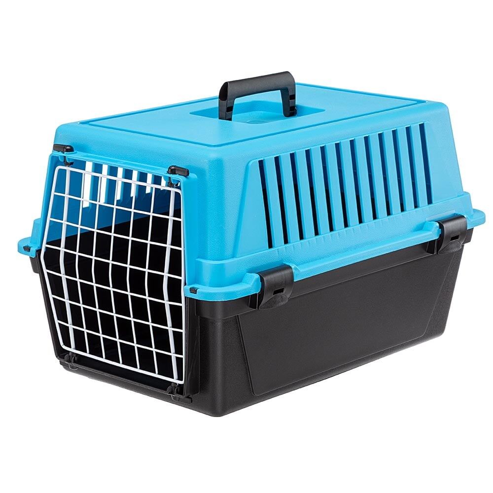 Ferplast Atlas 10 Kedi Köpek Taşıma Kafesi Mavi