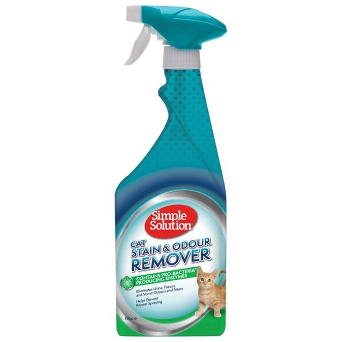 Simple Solution Kediler İçin Leke ve Koku Giderici Sprey 750 Ml