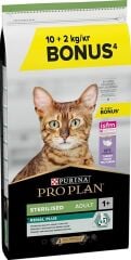 Pro Plan Sterilised Hindi Etli Kısırlaştırılmış Yetişkin Kedi Maması 10 + 2 KG