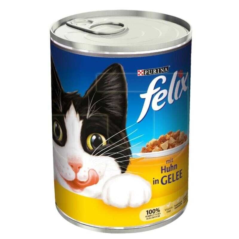 Felix Tavuklu Kedi Konserve Yaş Maması 400 Gr