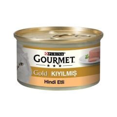 Gourmet Gold Kıyılmış Hindi Etli Kedi Konservesi 85 Gr x 48 adet
