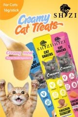 Shizi Krema Kedi Ödül Maması 16gr (45 Adet) (3 Lezzetli)