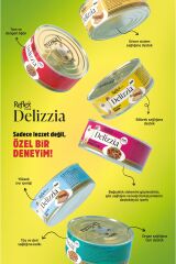 Delizzia Sos İçinde Parça Etli Karışık Yetişkin Kedi Maması 85 Gr