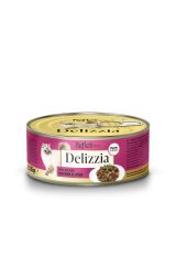 Delizzia Sos İçinde Parça Etli Karışık Yetişkin Kedi Maması 85 Gr