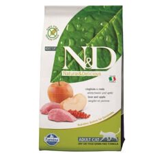 N&D Tahılsız Yaban Domuzlu ve Elmalı Yetişkin Kedi Maması 1.5 KG