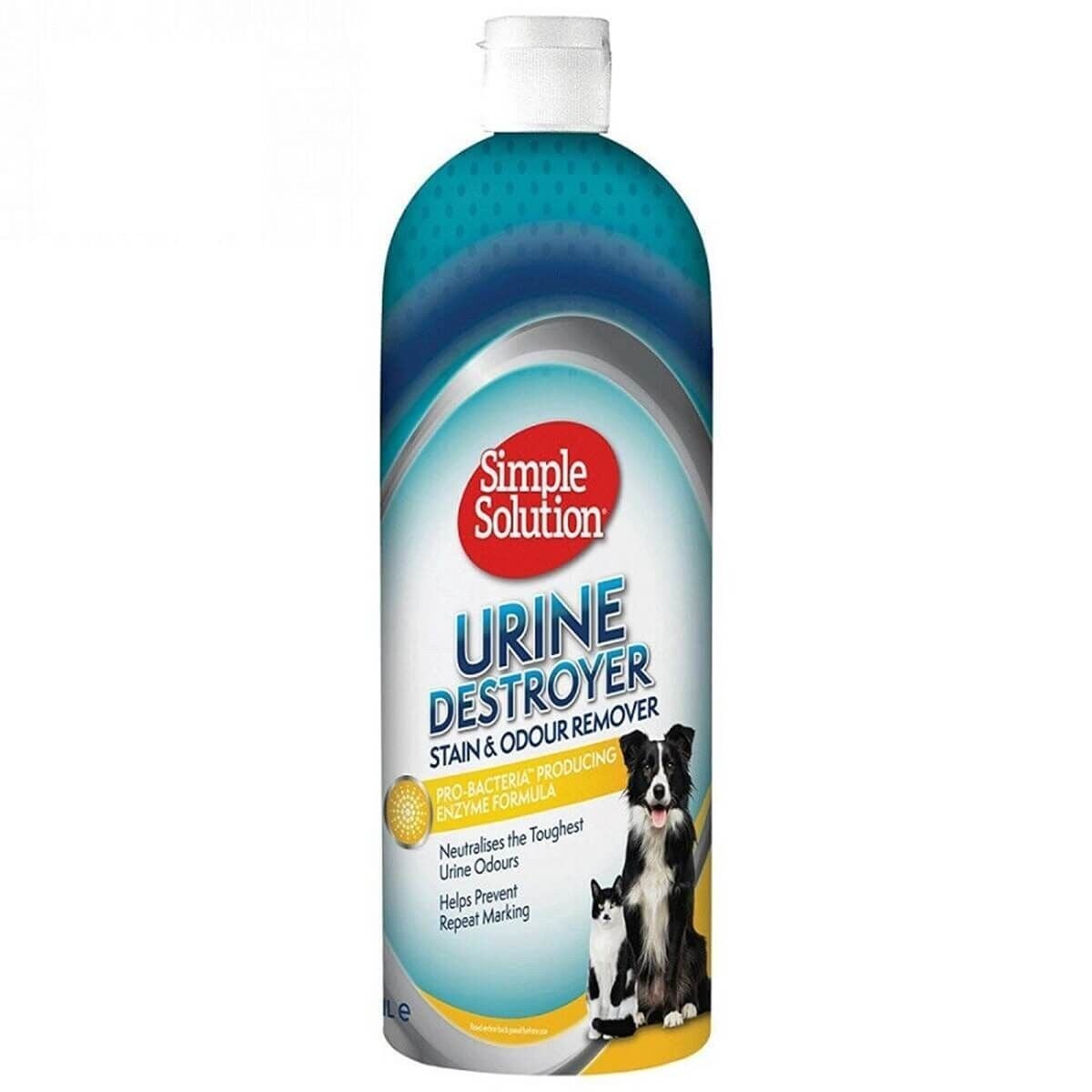 Simple Solution Urine Destroyer Leke ve Koku Giderici İnatçı idrar kokuları için 1 Lt