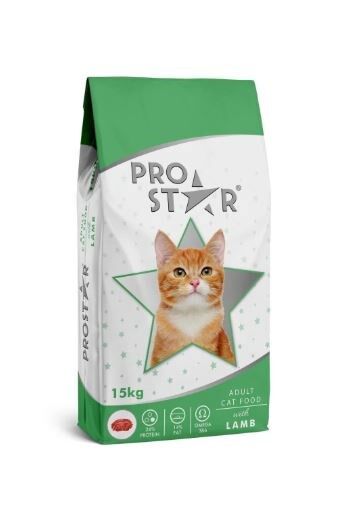 ProStar Kuzu Etli Yetişkin Kedi Maması 15 Kg