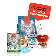 Wanpy Tahılsız Kuzu Etli Kedi Konserve 375 Gr x 12 Adet
