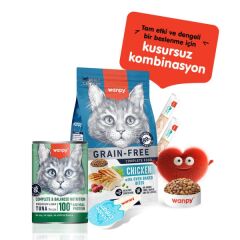 Wanpy Tahılsız Ton Balıklı Kedi Konserve 375 Gr x 12 Adet
