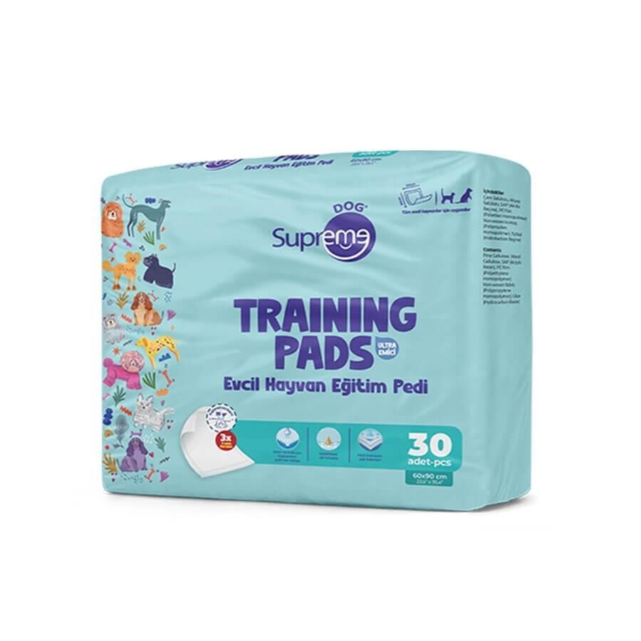 Supreme Dog Ekstra Emici Çiş Eğitim Pedi 60 X 90 Cm 30'Lu x 4 Adet
