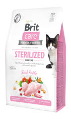Brit Care Tahılsız Tavşan Etli Kısırlaştırılmış Yetişkin Kedi Maması 2 KG