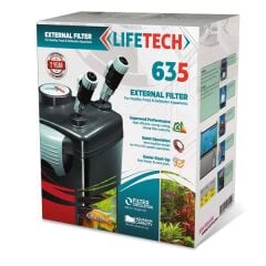 LifeTech 635 Akvaryum Dış Filtre Siyah Kova İçi Dolu 600 L/H