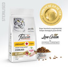 Felicia Sterilised Tavuklu Az Tahıllı HypoAllergenic Kedi Maması 2 Kg