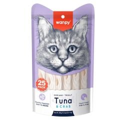 Wanpy Ton Balıklı & Yengeçli Krema Kedi Ödülü 25x14 Gr