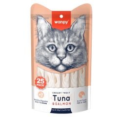 Wanpy Ton&Somon Krema Kedi Ödülü 25x14 Gr