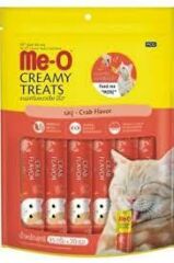 Me-O Creamy Treats Yengeçli Kedi Ödülü 4 x 15 Gr