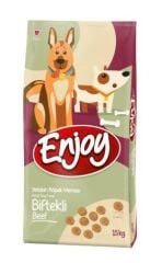 Enjoy Premium Biftekli Adult Yetişkin Köpek Maması 15 Kg