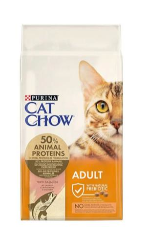 Cat Chow Somonlu ve Ton Balıklı Yetişkin Kedi Maması 15 KG