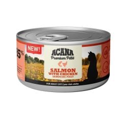 Acana Premium Pate Somon Balıklı ve Tavuklu Yetişkin Kedi Konservesi 85 Gr x 24 Adet