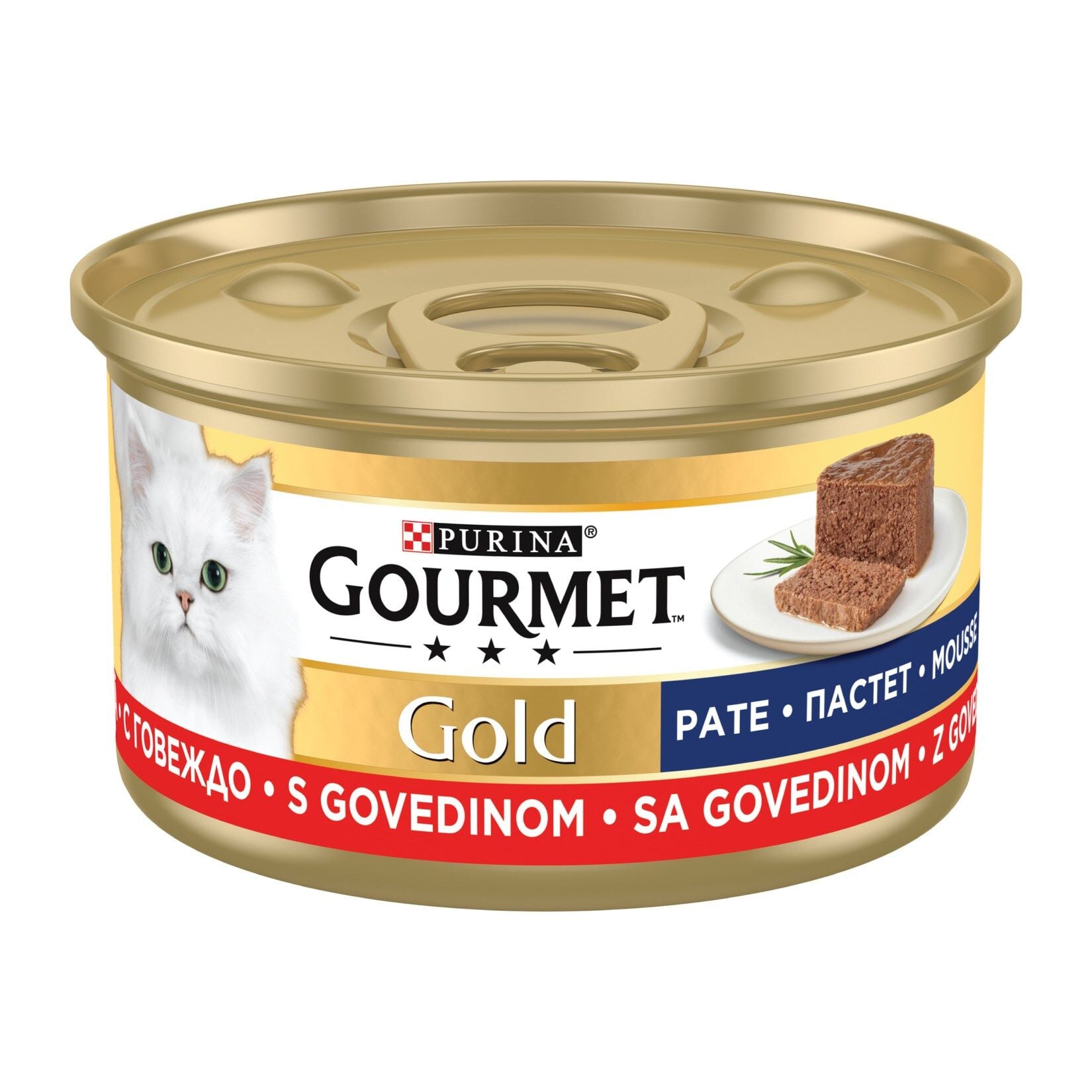 Gourmet Gold Kıyılmış Sığır Etli Kedi Konservesi 85 gr