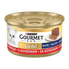 Gourmet Gold Kıyılmış Sığır Etli Kedi Konservesi 85 gr