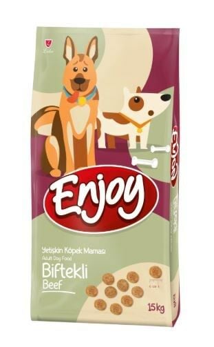 Enjoy Adult Biftekli Yetişkin Köpek Maması 15 Kg