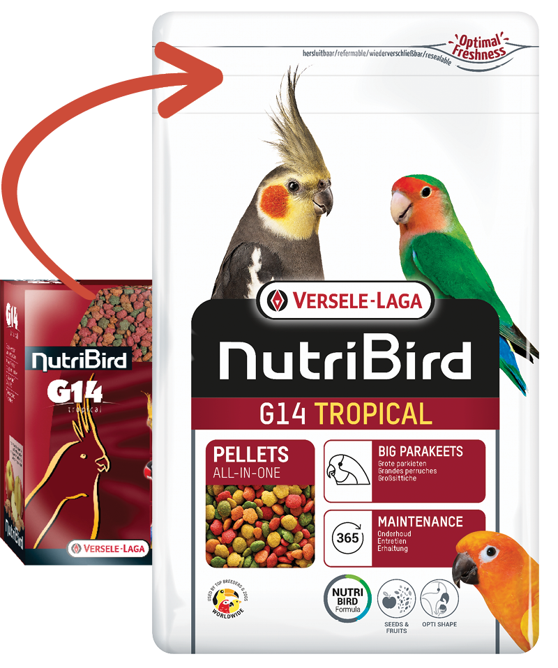 Versele Laga Nutribird G14 Tropical Paraket Pelet Yem 1kg