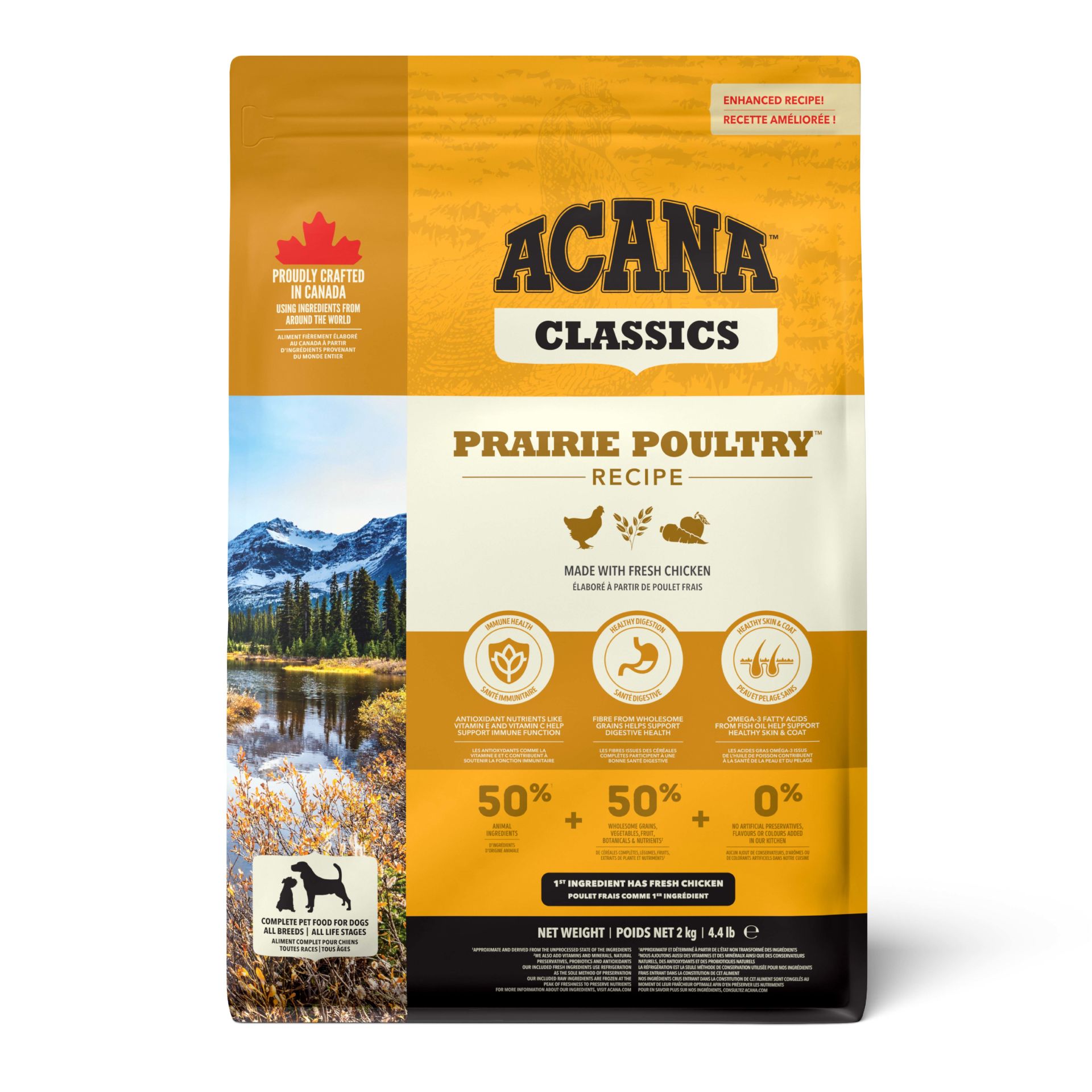 ACANA Classics Prairie Poultry Köpek Maması Tüm Irk ve Yaşam Evreleri İçin 2 Kg