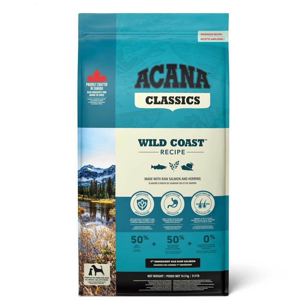 ACANA Classics Wild Coast Köpek Maması Tüm Irk ve Yaşam Evreleri İçin 14,5 Kg