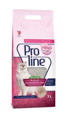 Proline Bebek Topaklaşan İnce Bentonit Pudralı Kedi Kumu 5 Lt