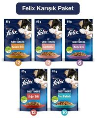 Purina Felix Karışık Yaş Kedi Maması 85 Gr 104 Adet
