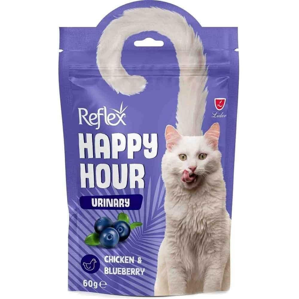 Reflex Happy Hour Somon ve Yaban Mersinli Kedi Ödül Maması 60 Gr